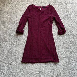 Size Small Burgundy Dress